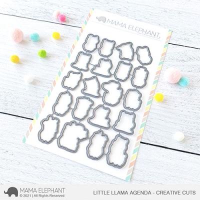 Mama Elephant Creative Cuts - Little Llama Agenda